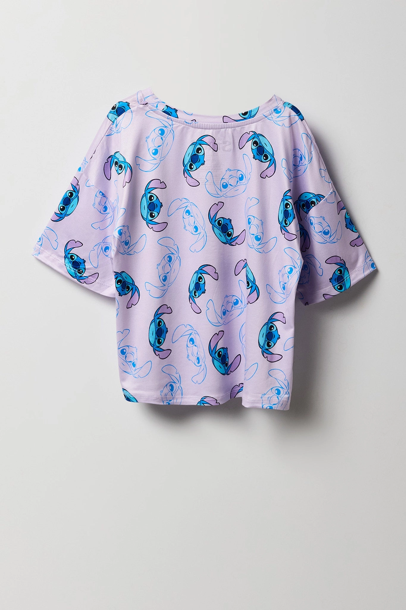 Ensemble avec t-shirt à imprimé Stitch et pantalon pour fille