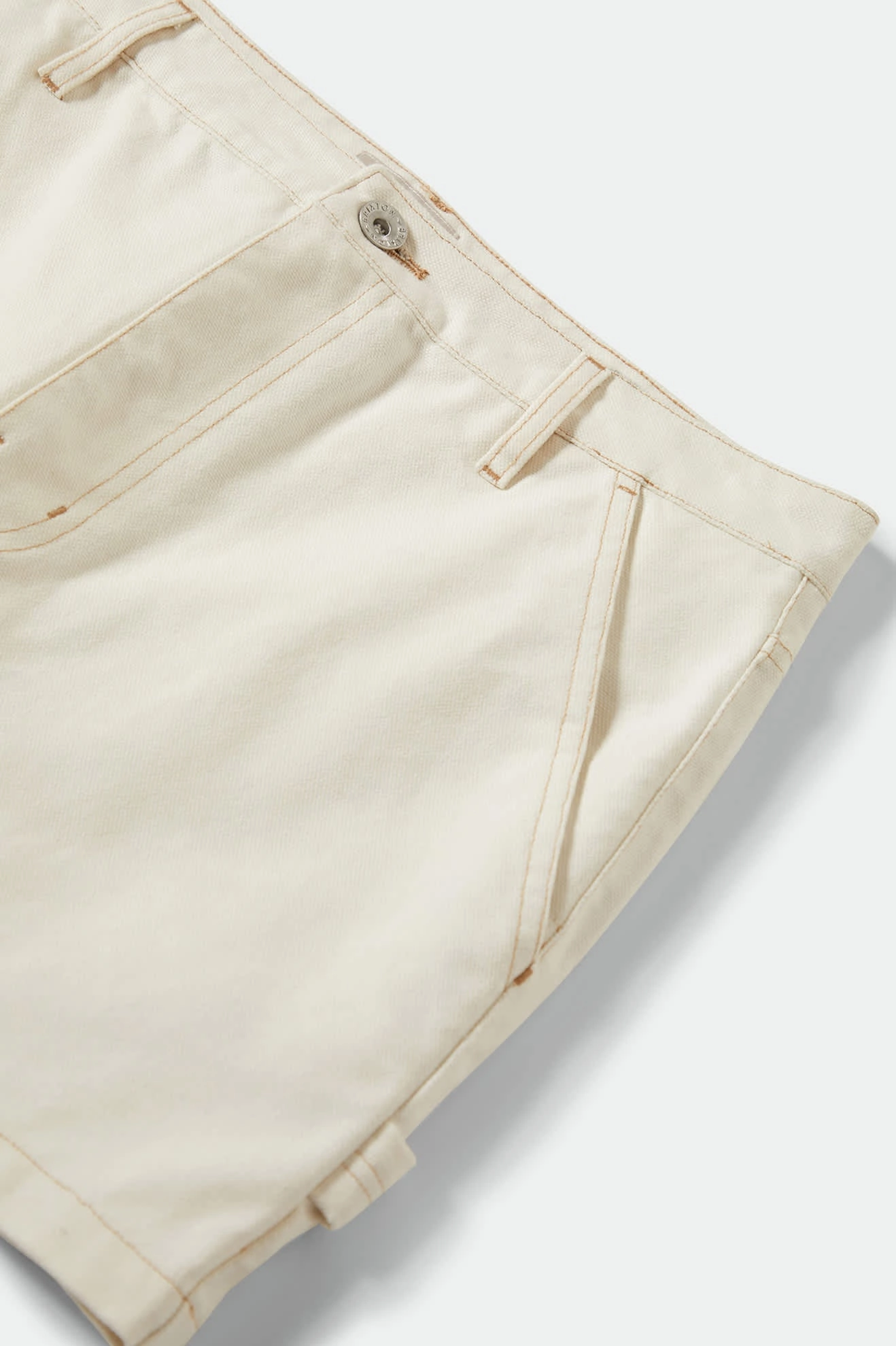 Essex Painter Mini Skirt - Egret White