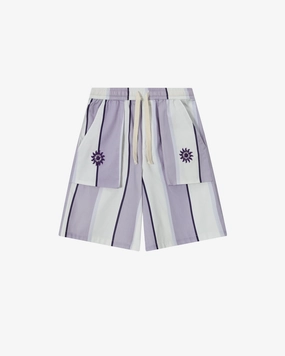 Esvedra Shorts White/Purple