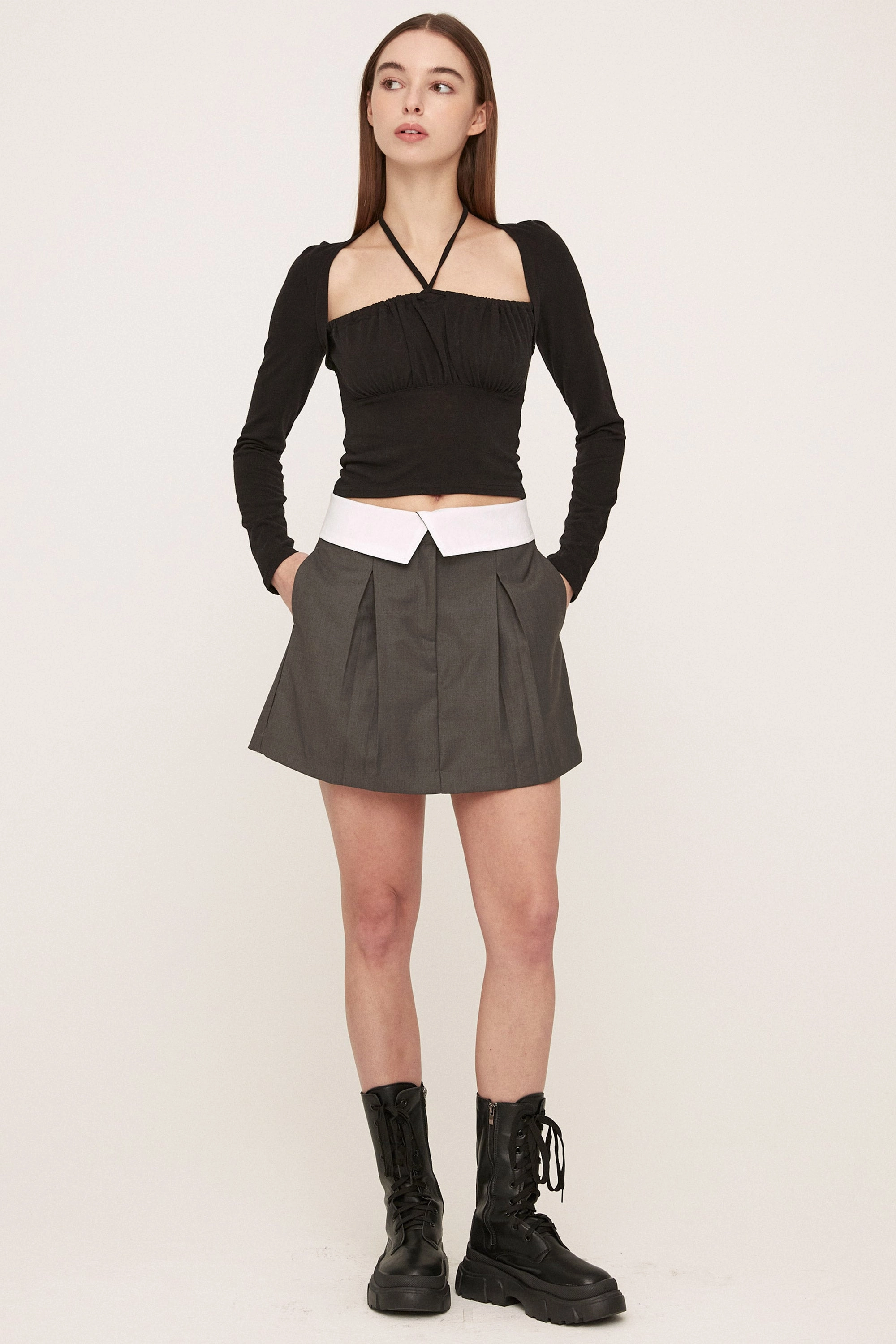 Fiona Fold Effect Skort