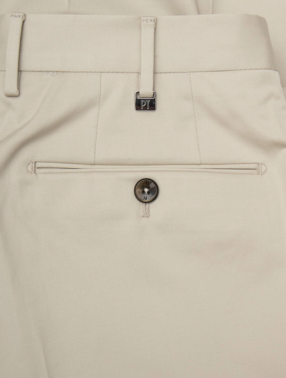 Formal Stretch Cotton Chino Beige
