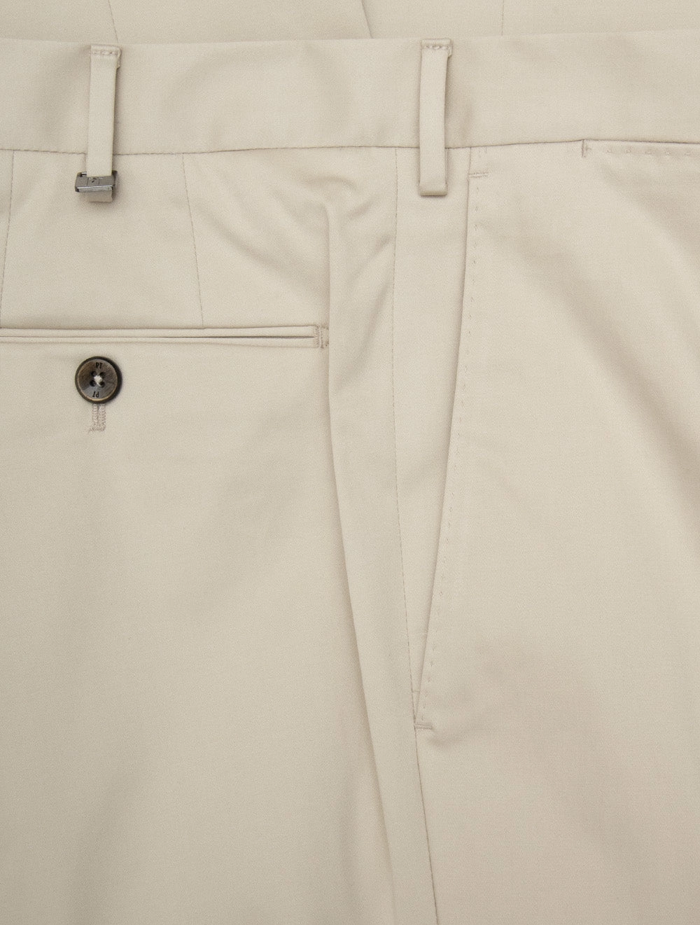 Formal Stretch Cotton Chino Beige