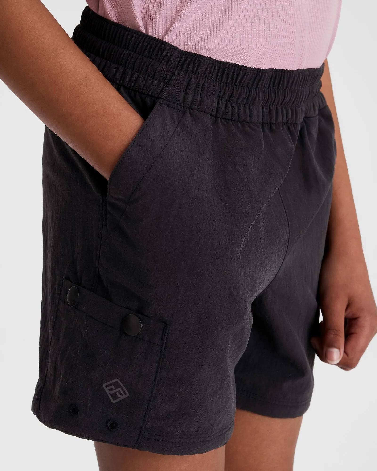 Girls' EVRY-Day Cargo Shorts - Black