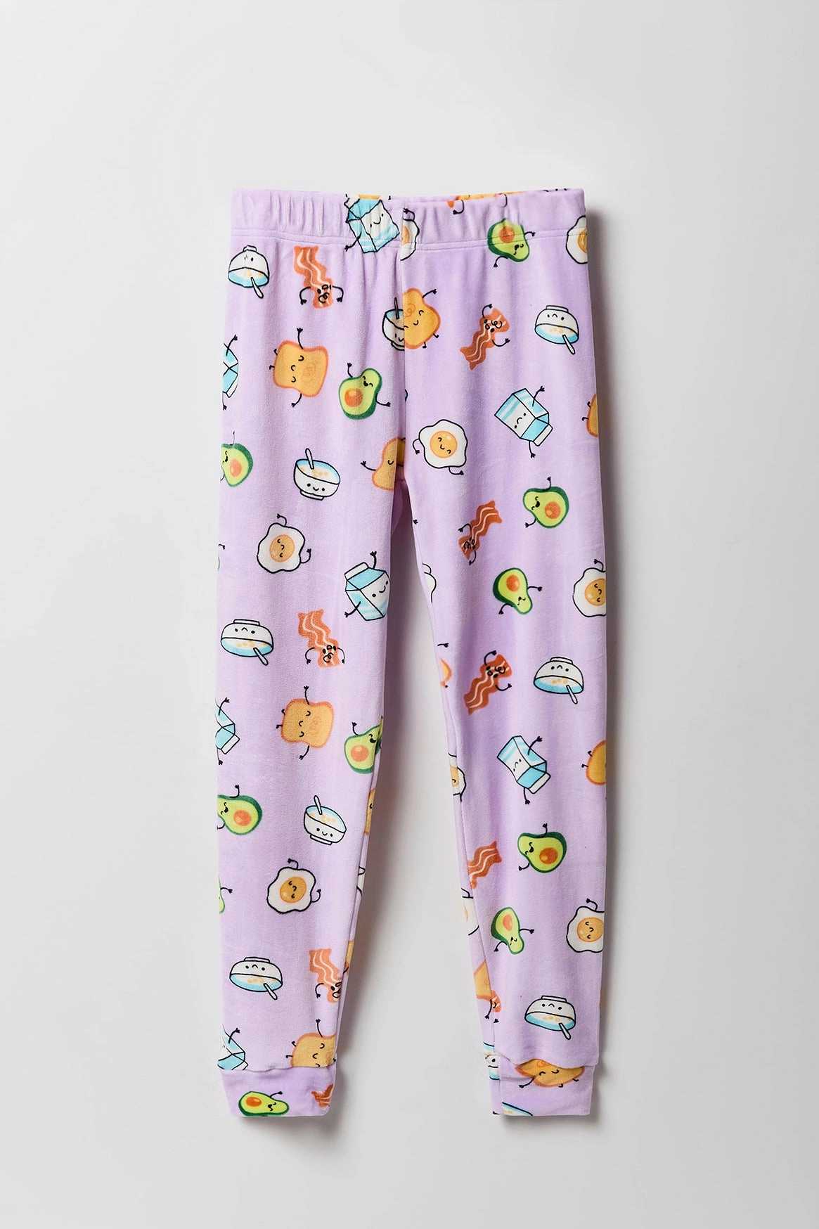 Girls Printed Plush Pajama Pant