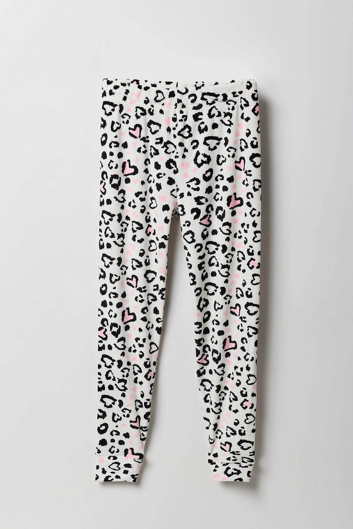 Girls Printed Plush Pajama Pant
