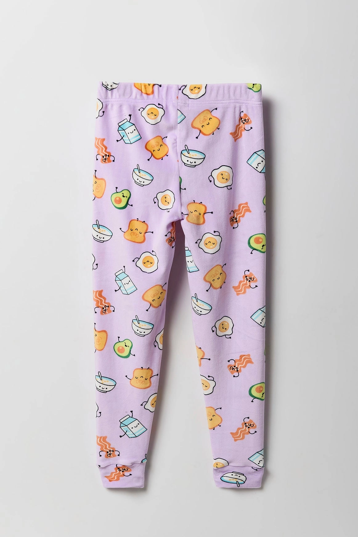 Girls Printed Plush Pajama Pant