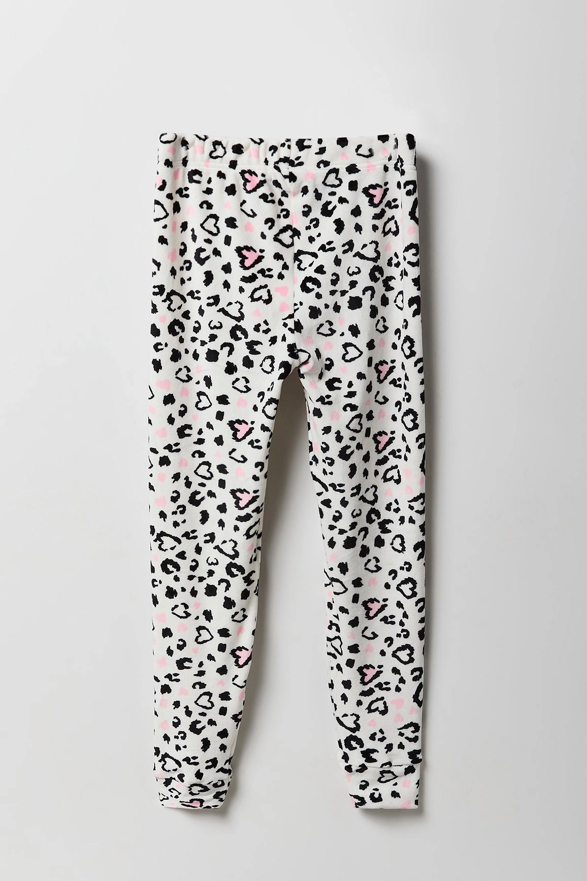 Girls Printed Plush Pajama Pant