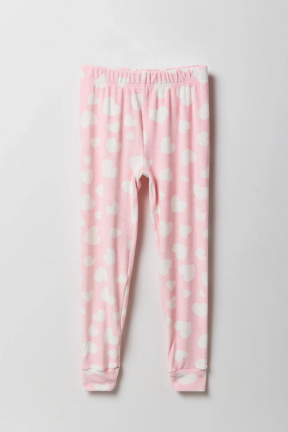 Girls Printed Plush Pajama Pant