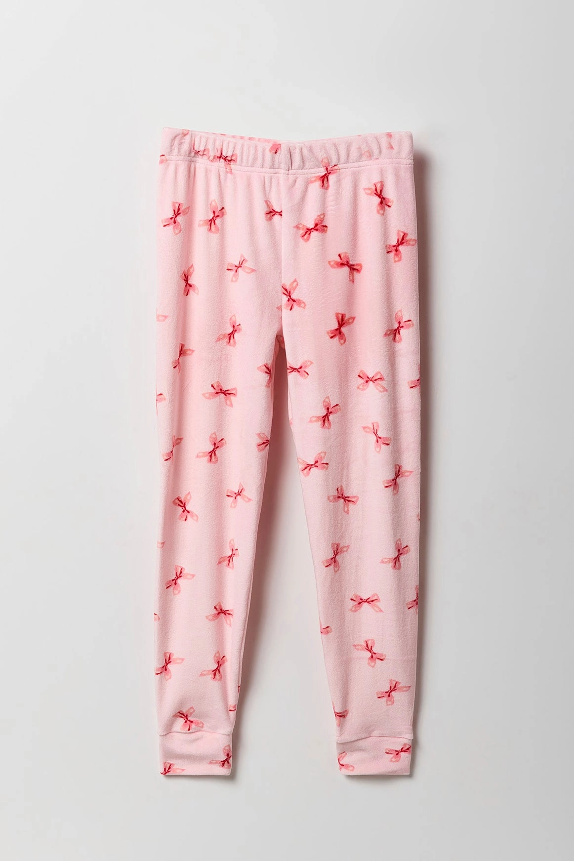 Girls Printed Plush Pajama Pant