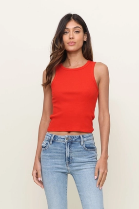 Hadley High Neck Tank Top