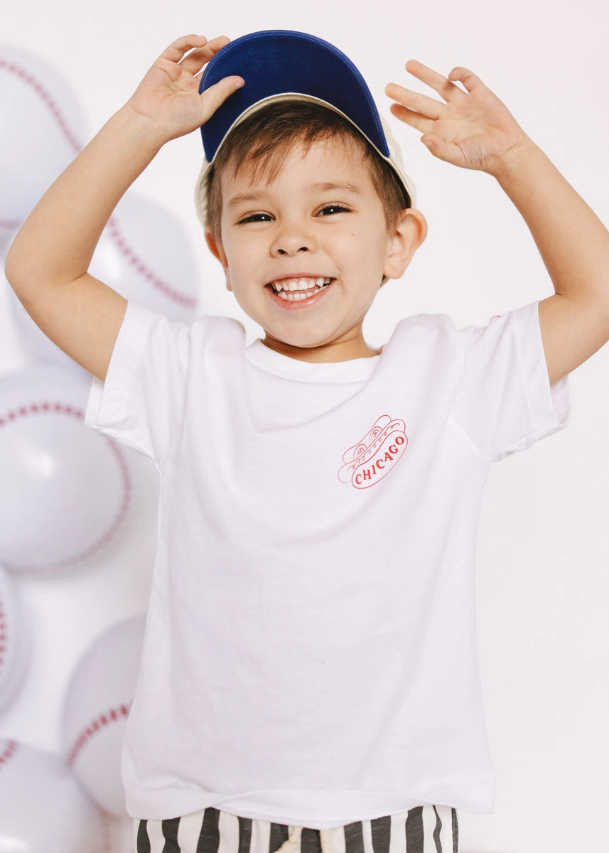 Hot Dogs & Home Runs Toddler Tee