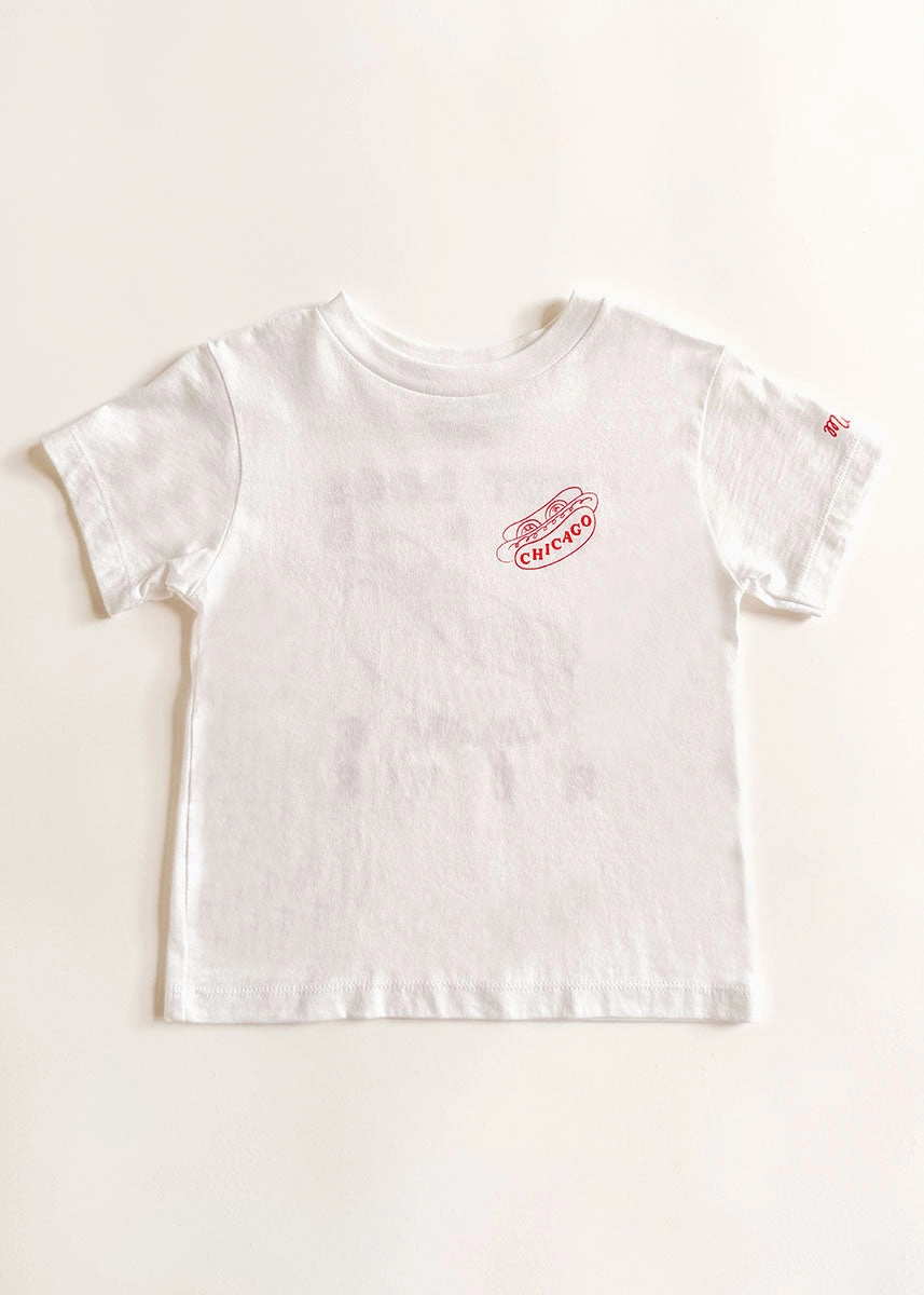 Hot Dogs & Home Runs Toddler Tee