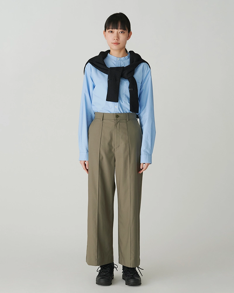 Hybrid Wool Wide Pants
