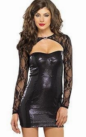 In The Mood Sequin Mini Dress