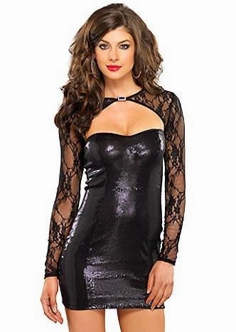 In The Mood Sequin Mini Dress