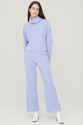 Janet Slit Relaxed Fit Pants