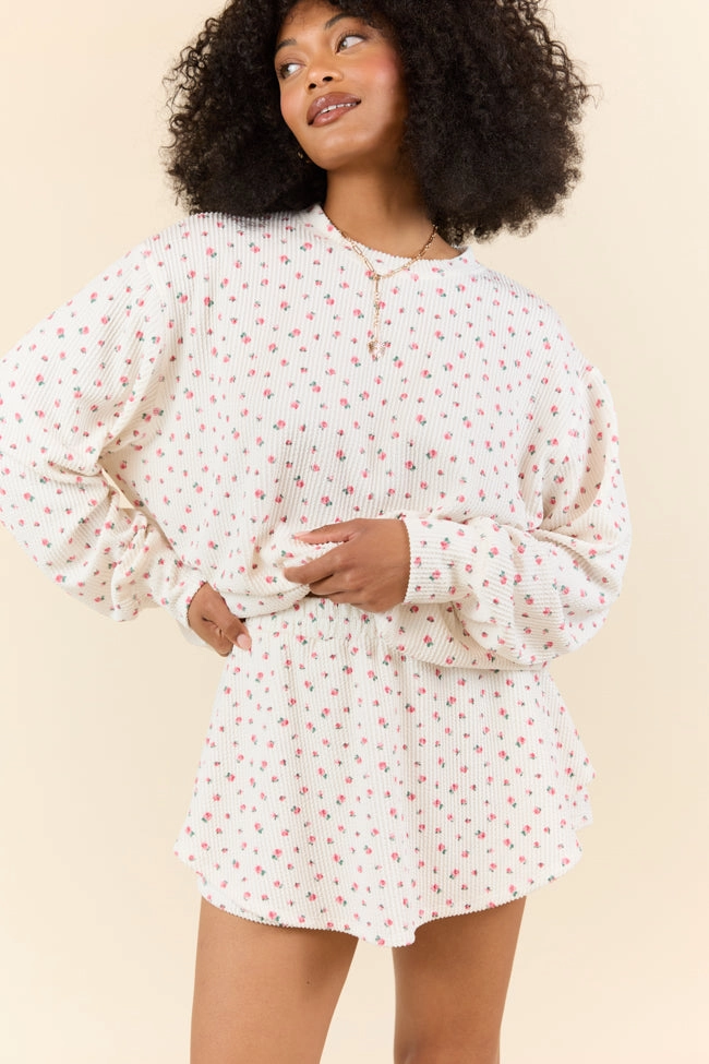 Just Focus Ivory Florette Skort