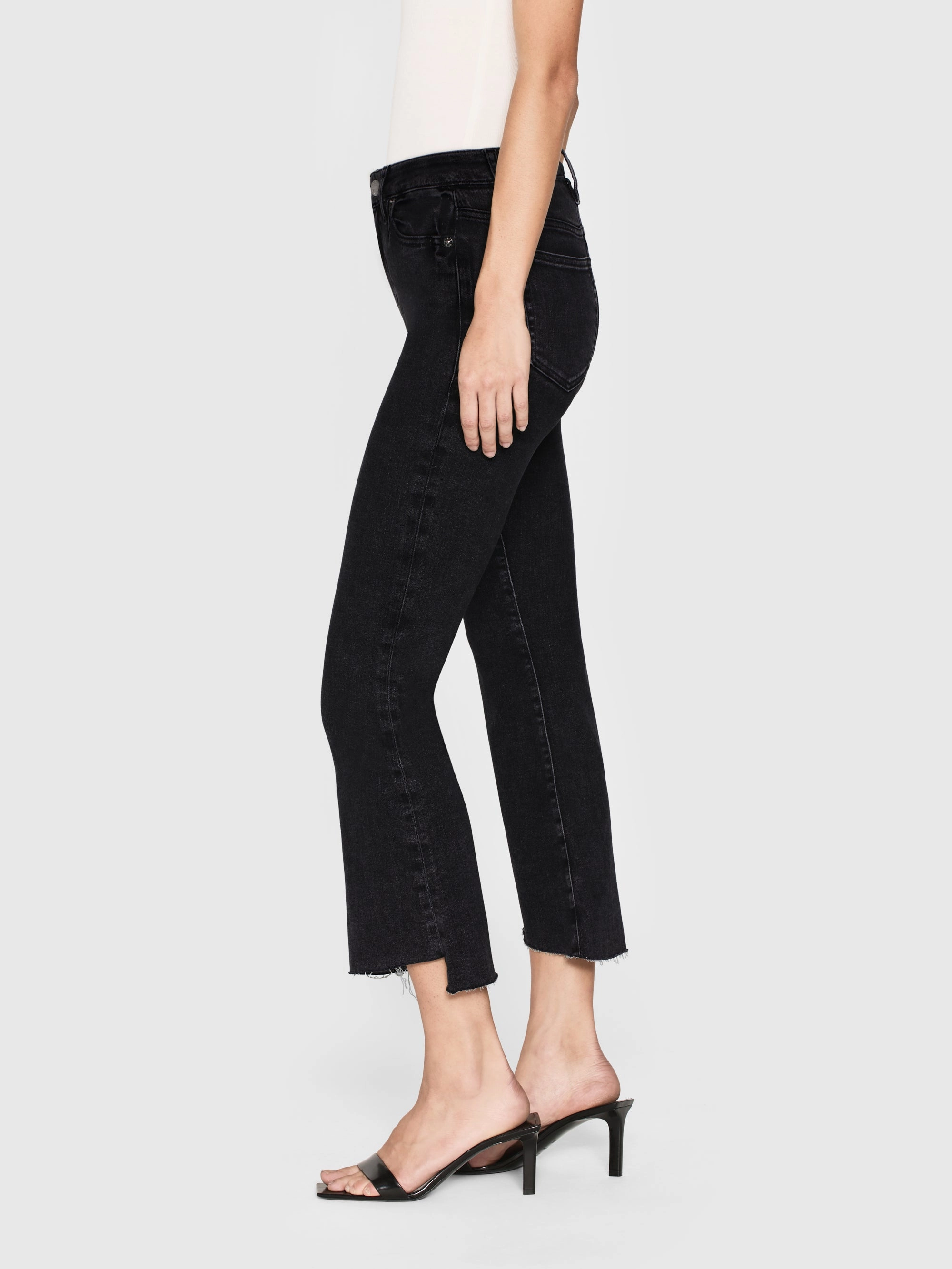 Le Crop Mini Boot -- Radio Cascade Hem