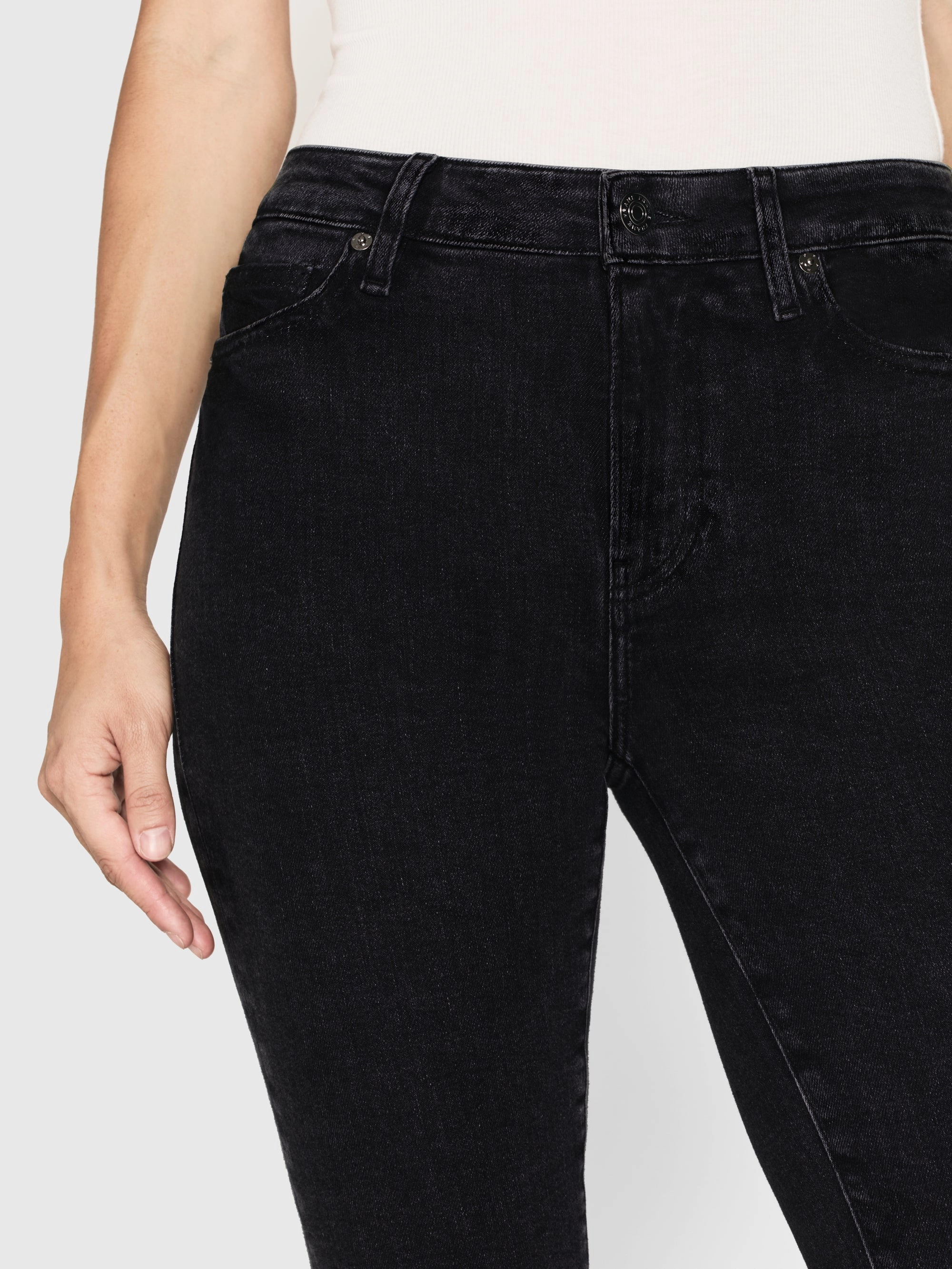 Le Crop Mini Boot -- Radio Cascade Hem