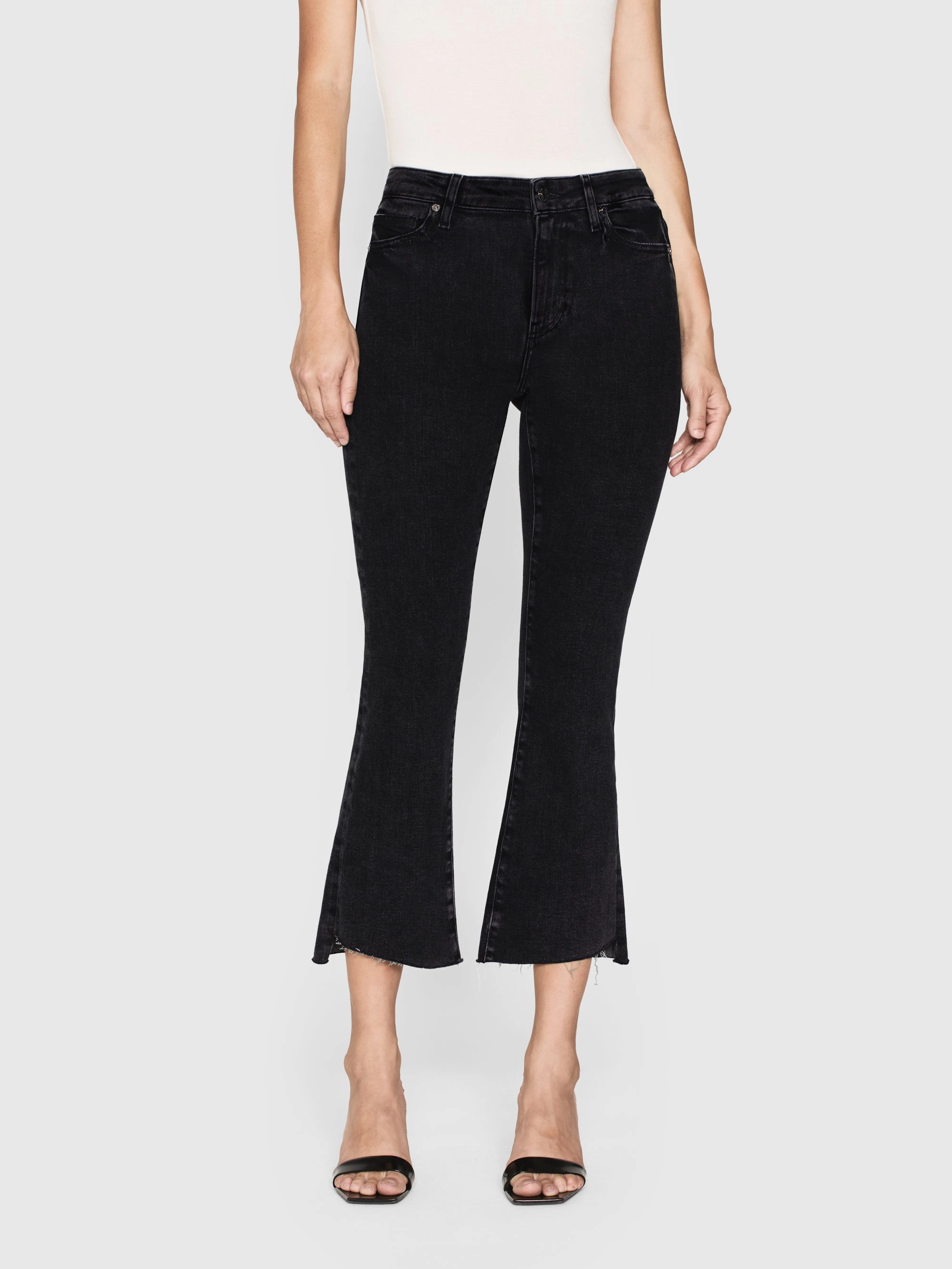 Le Crop Mini Boot -- Radio Cascade Hem
