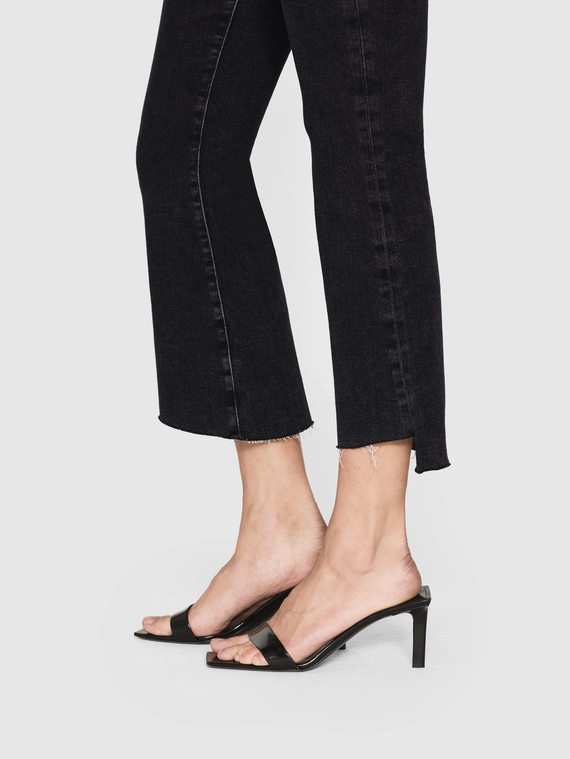 Le Crop Mini Boot -- Radio Cascade Hem