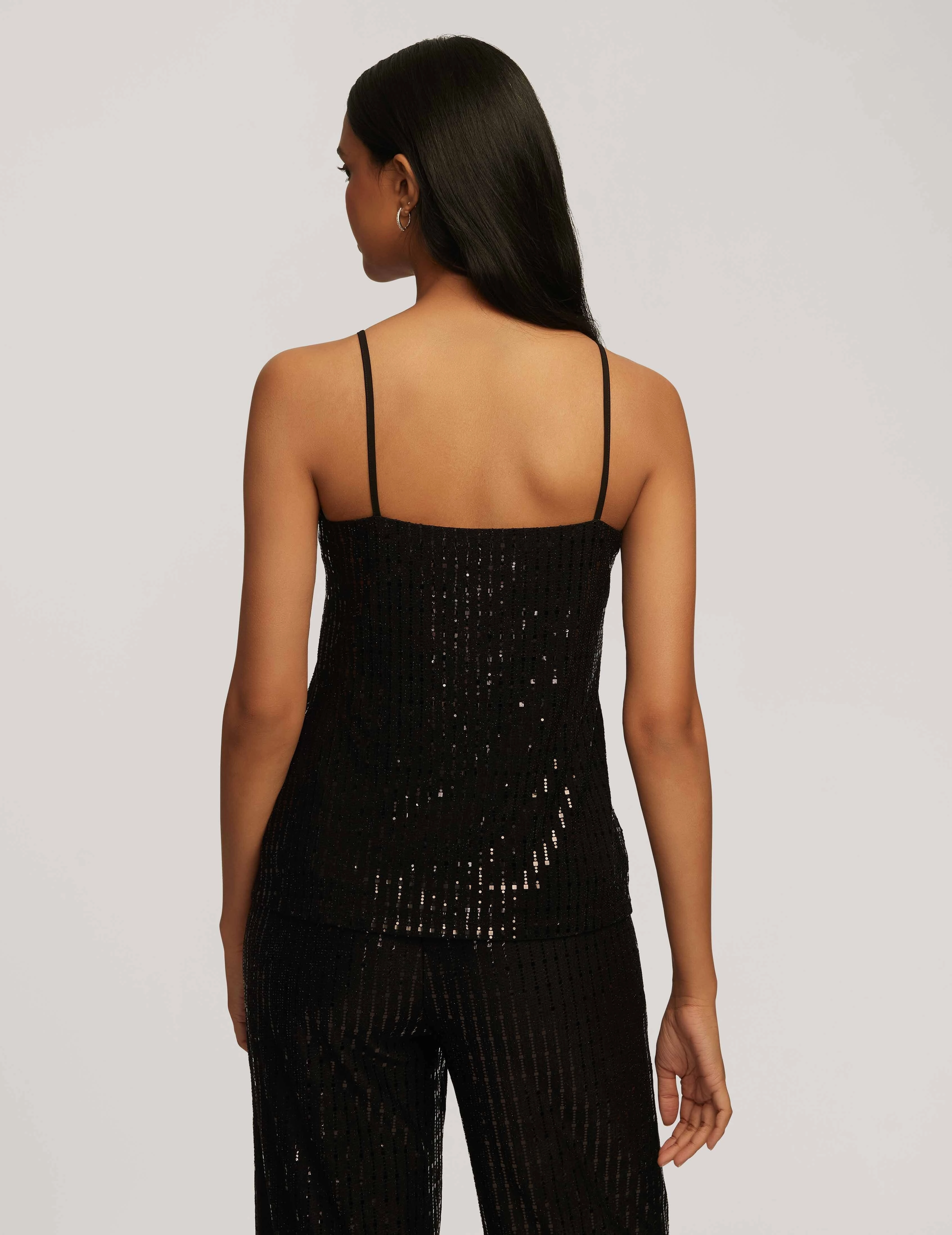 Linear Shine Vneck Cami- Sale