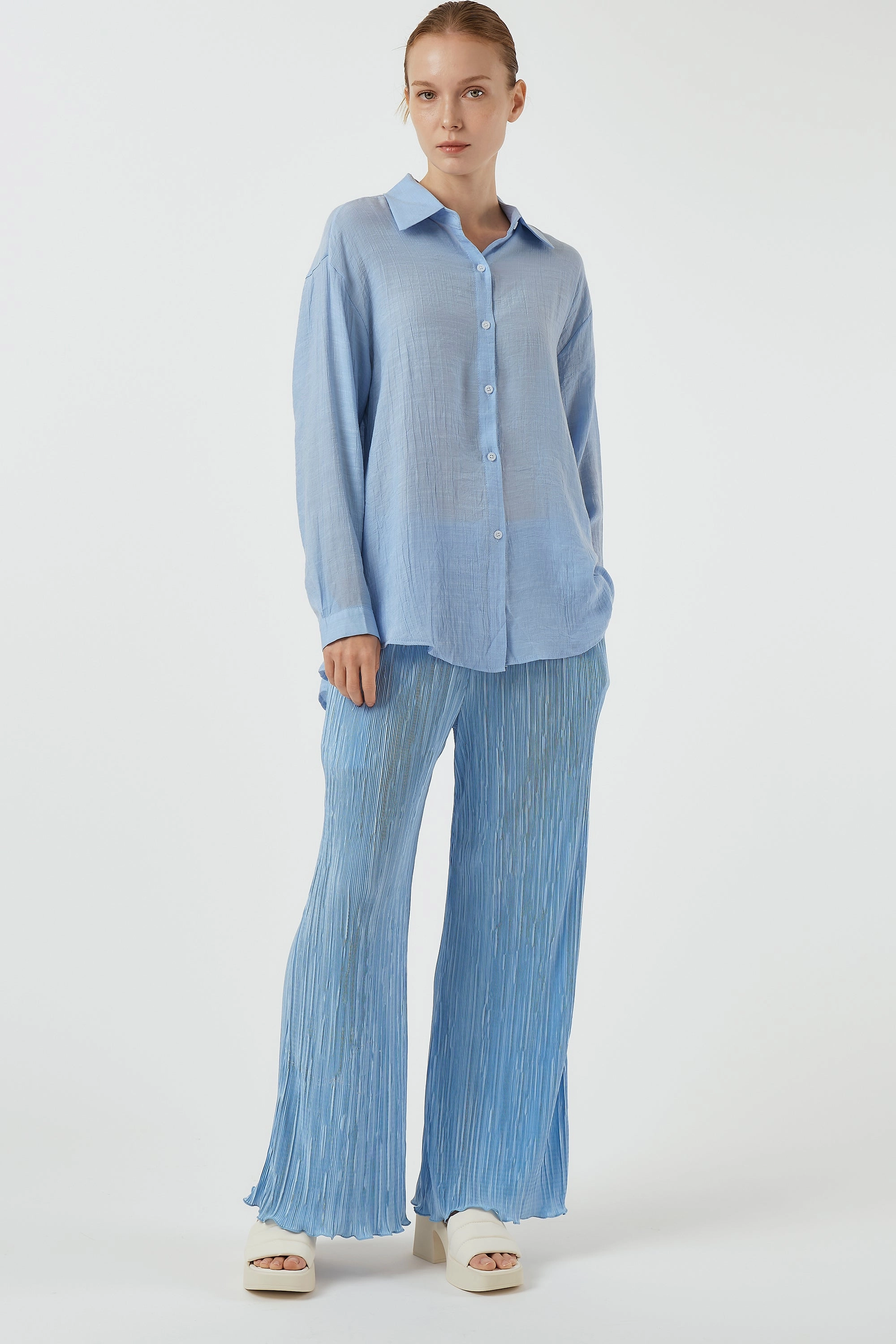 Liz Plisse Pants