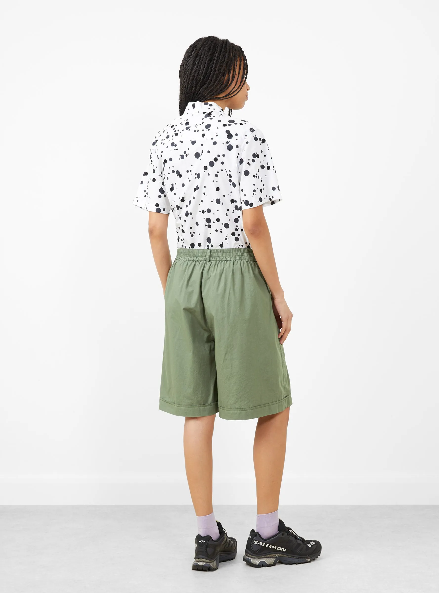 Long Walking Shorts Sage Green