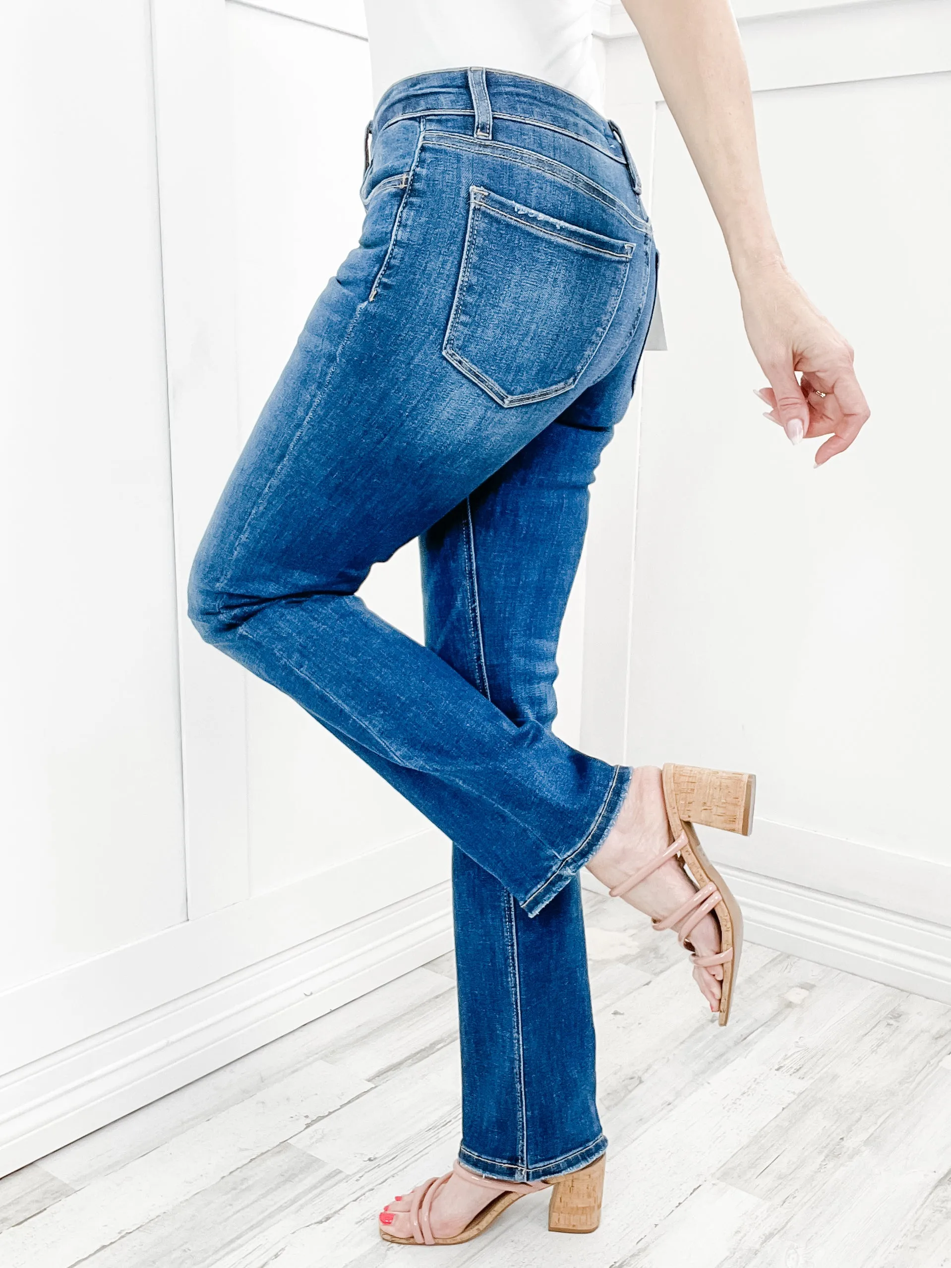 Lovervet by Vervet DREW Mid-Rise Bootcut Jeans