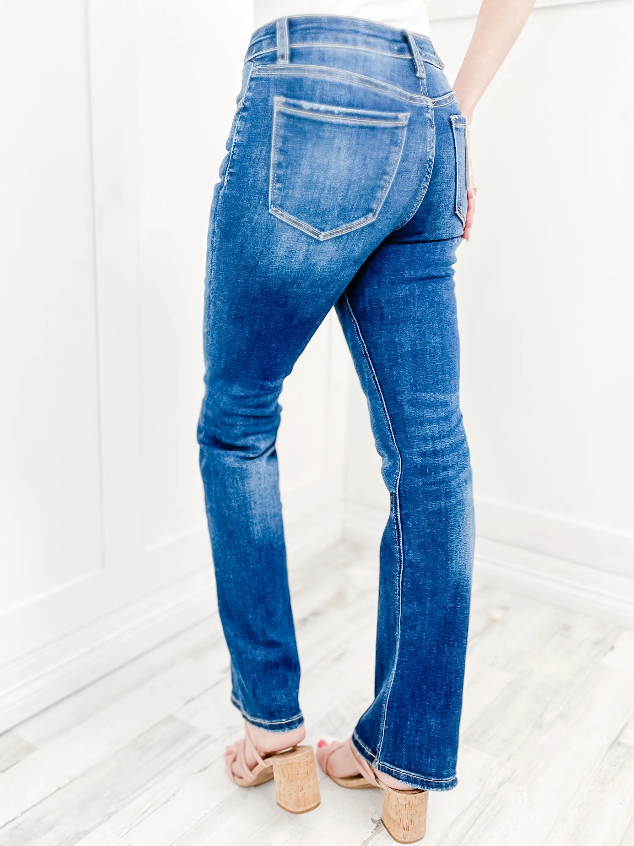 Lovervet by Vervet DREW Mid-Rise Bootcut Jeans