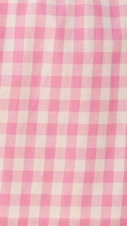 Madison Mini Skirt - Pink/White Gingham