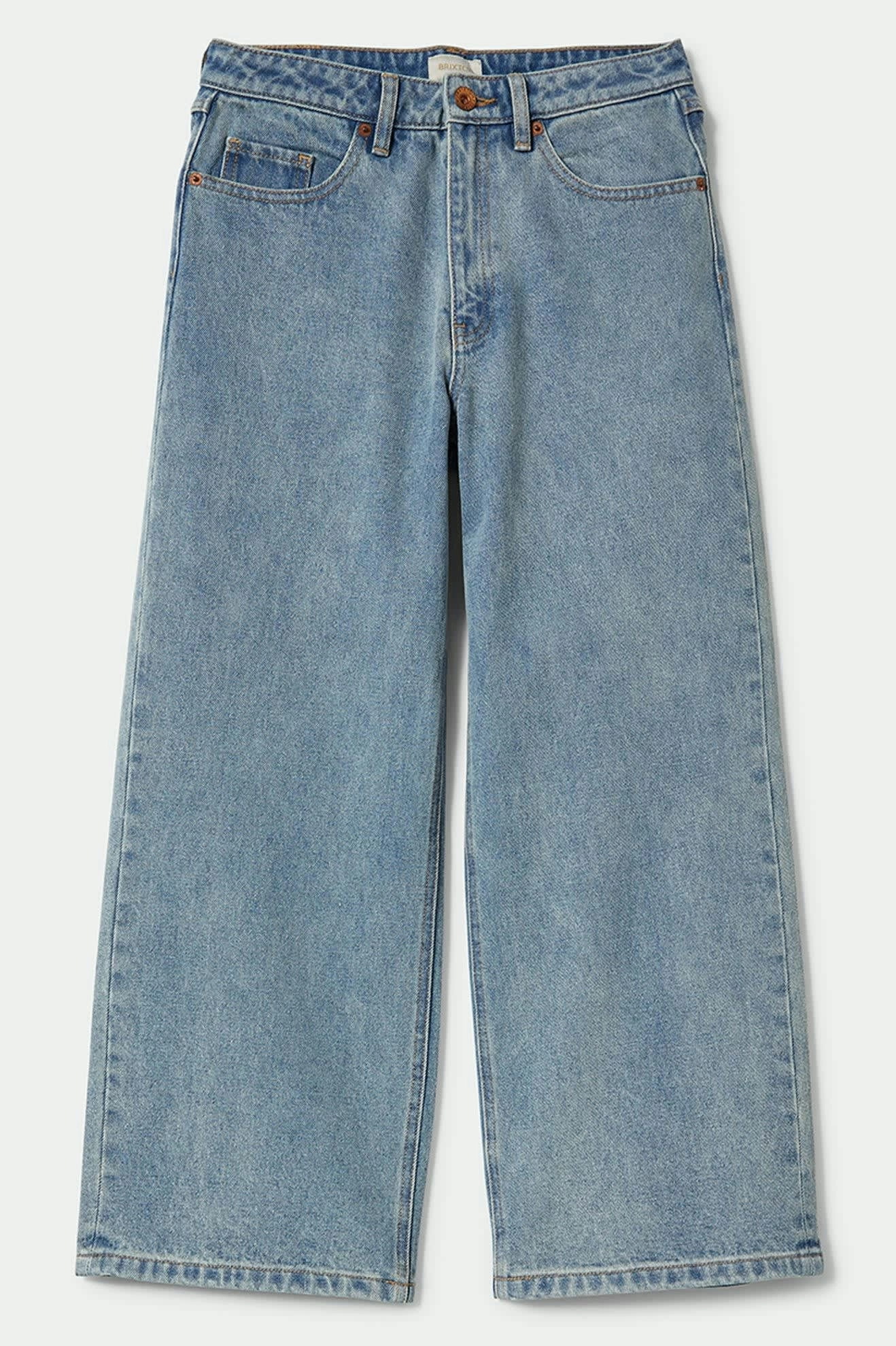 Margo Cropped 5-Pocket Pant - Light Denim