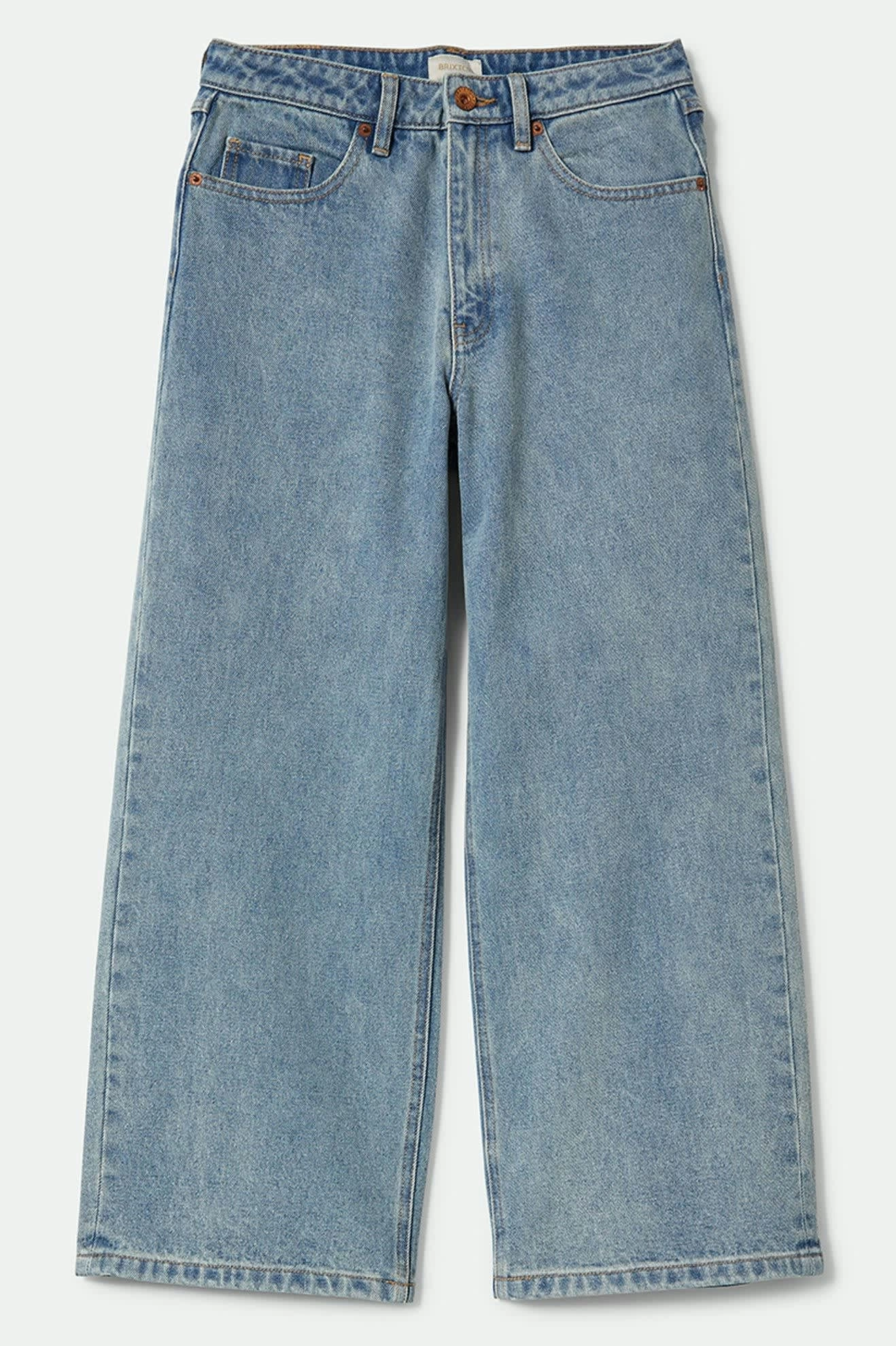 Margo Cropped 5-Pocket Pant - Light Denim