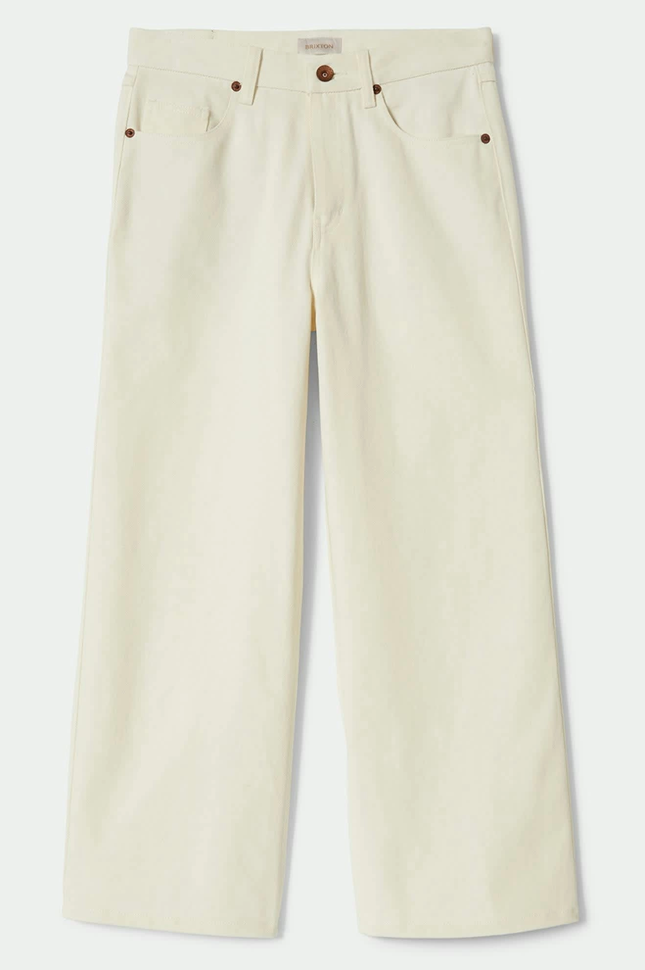 Margo Cropped 5-Pocket Pant - Off White