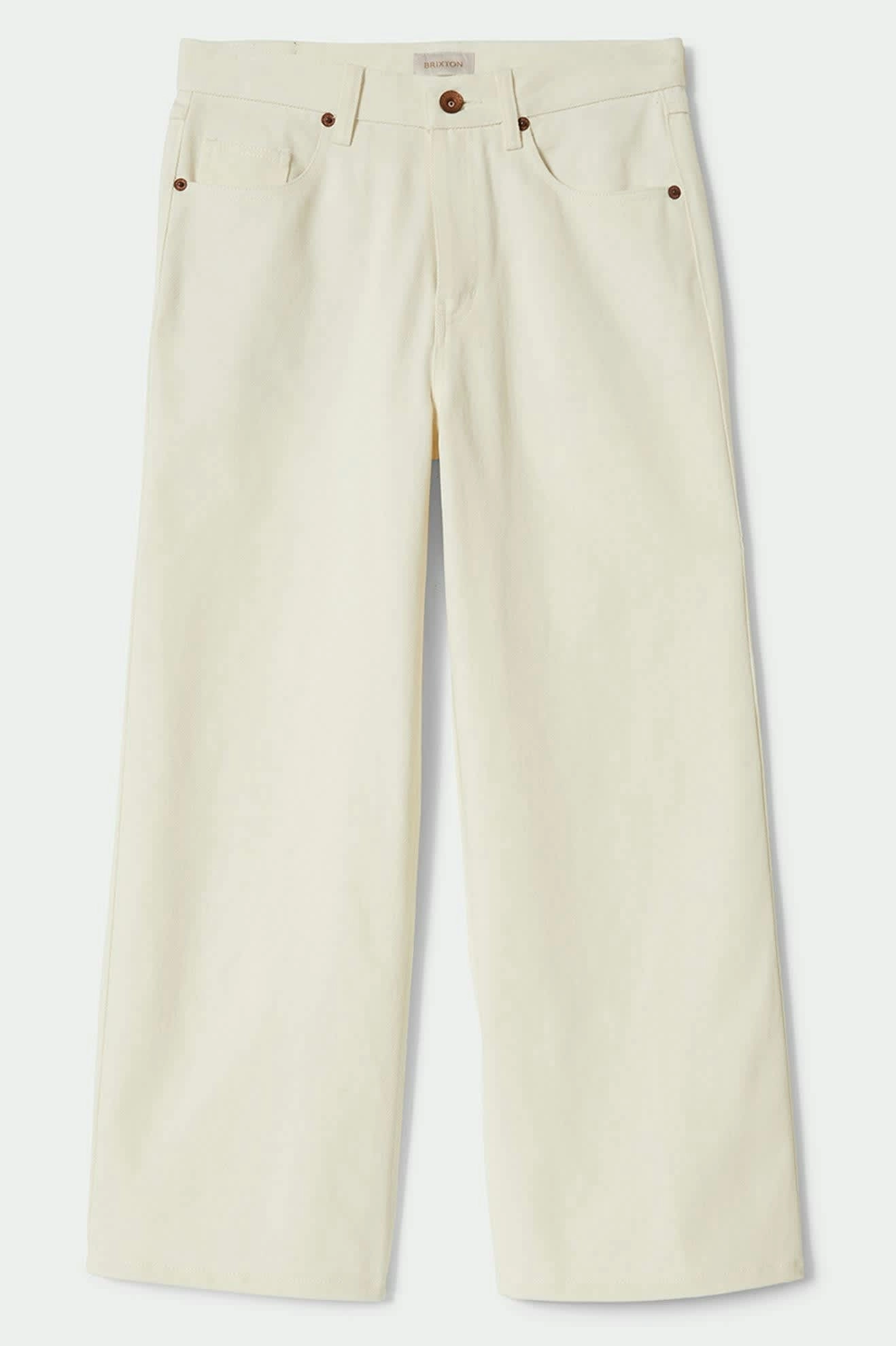 Margo Cropped 5-Pocket Pant - Off White