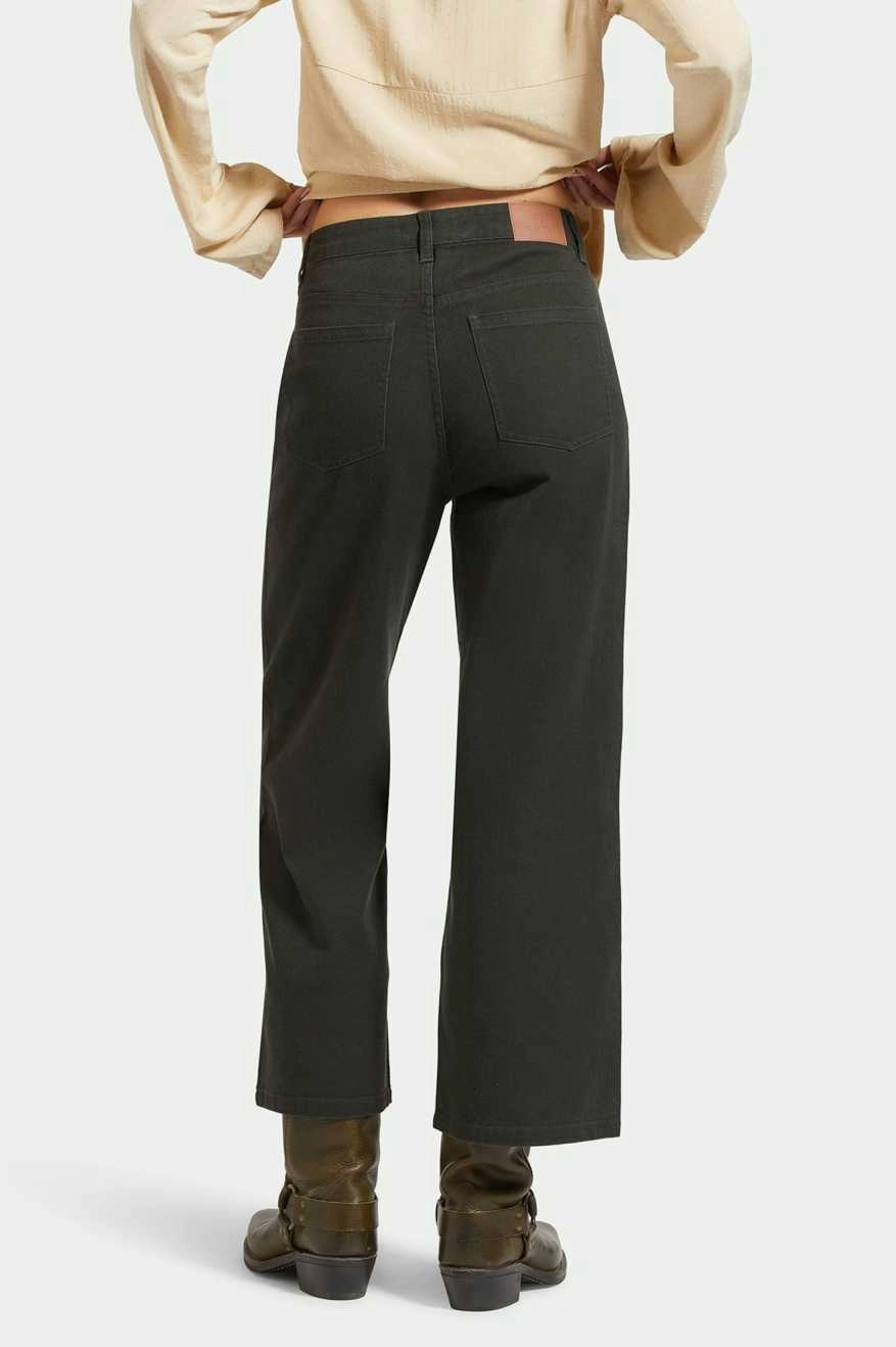 Margo Cropped 5-Pocket Pant - Washed Black