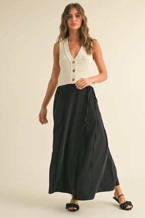 MAXI WRAP SKIRT