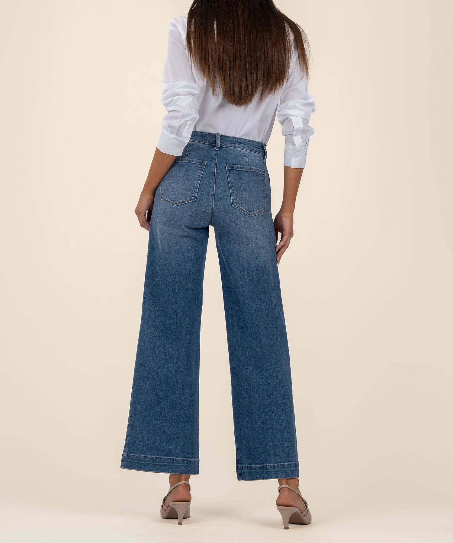 Meg High Rise Wide Straight Leg