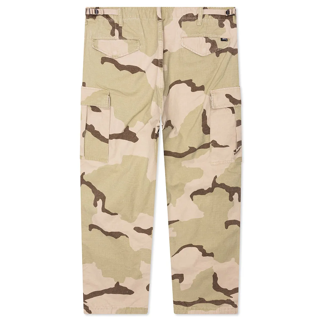 Military Cargo Pant Ripstop - Sand Camo