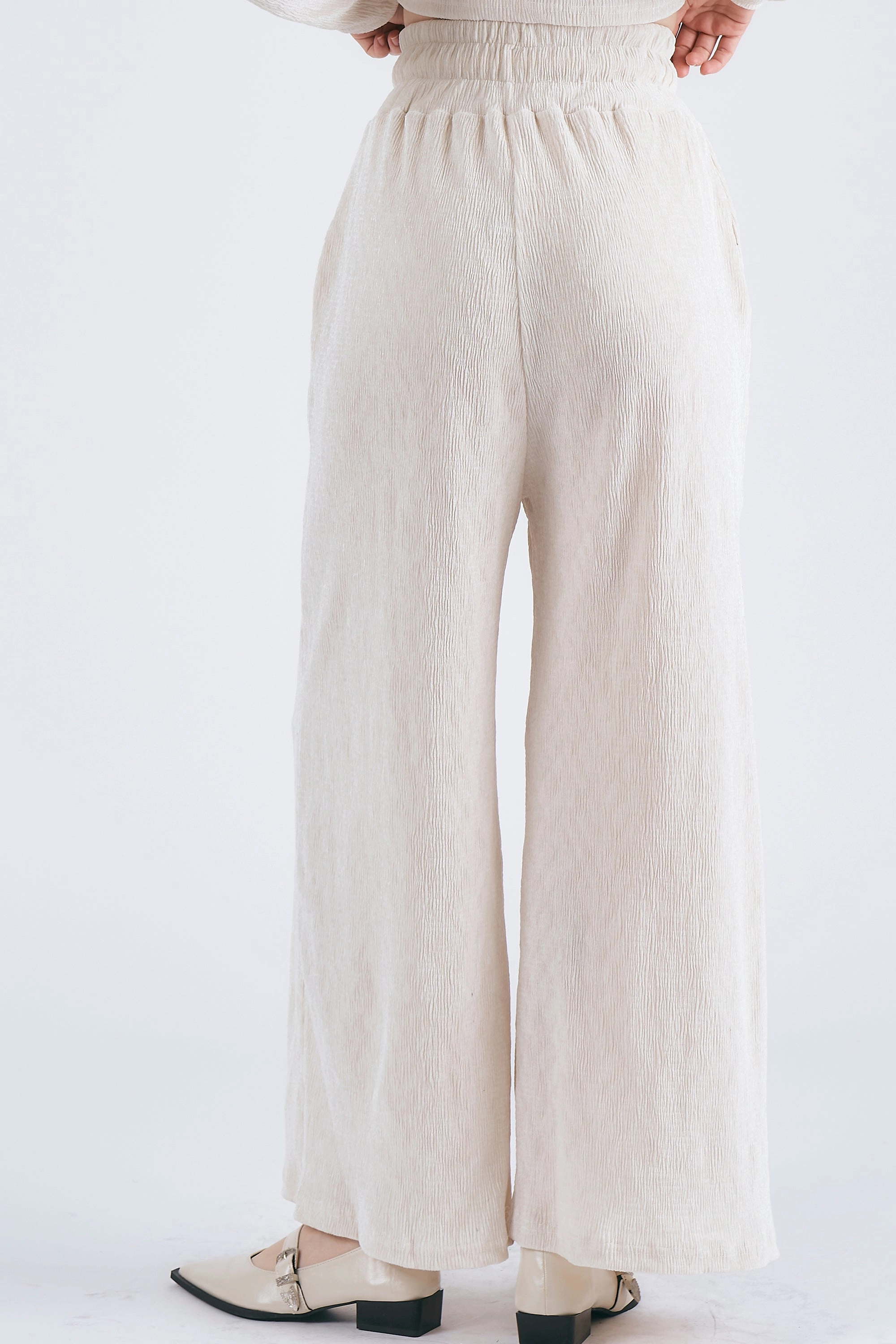 Milla Velour Wide Leg Pants