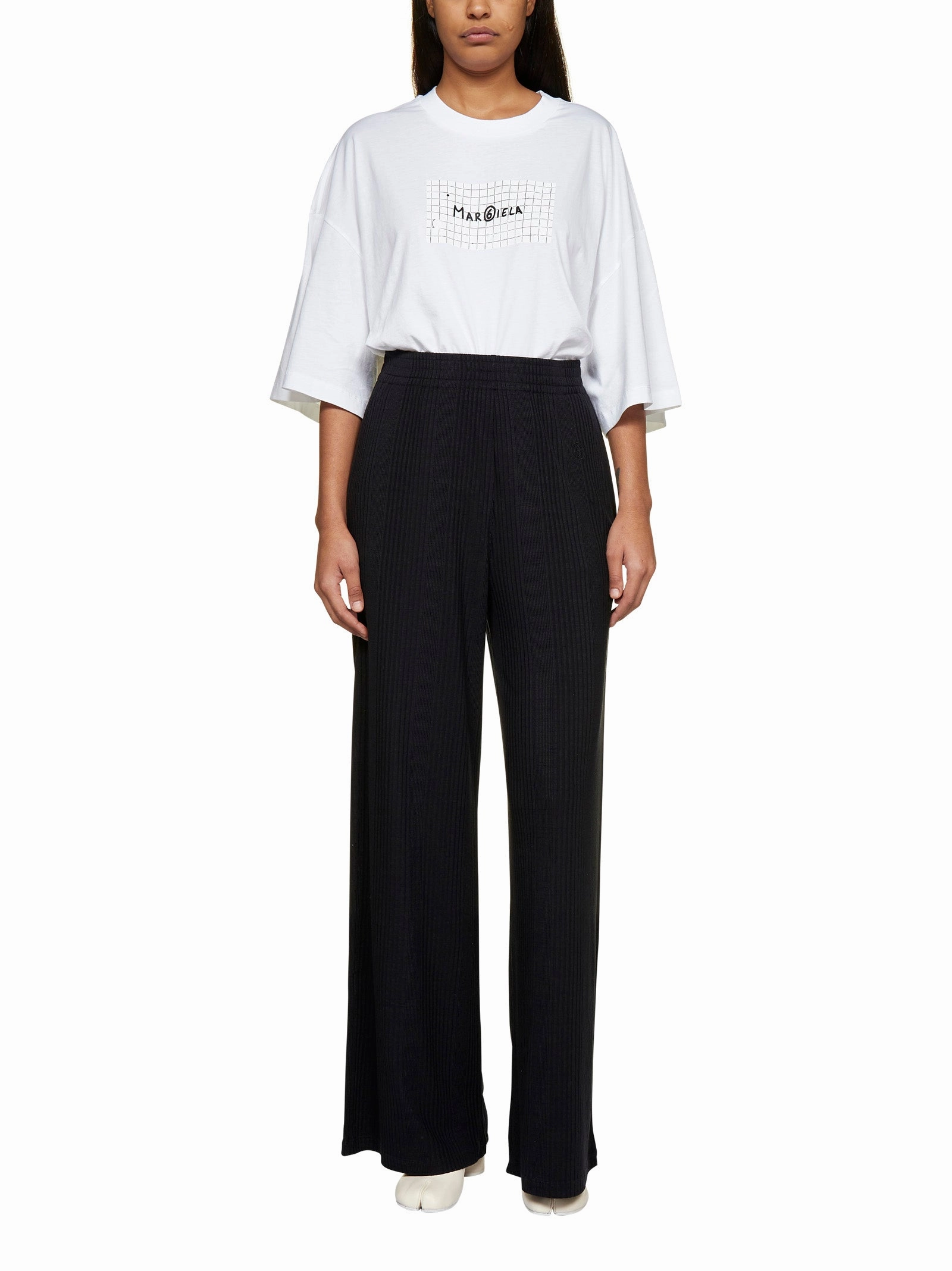 MM6 Maison Margiela Pleated Elastic Waist Trousers
