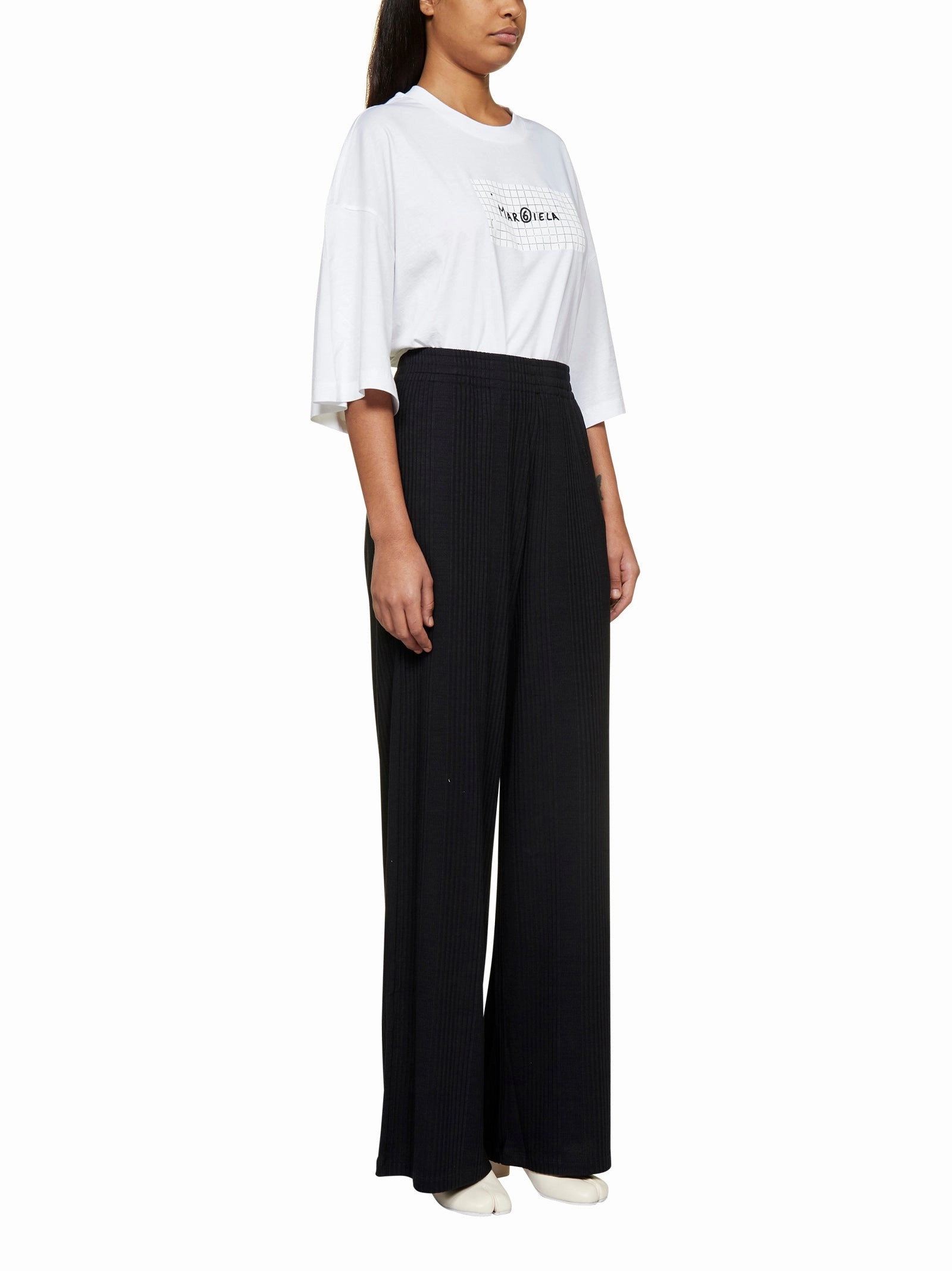 MM6 Maison Margiela Pleated Elastic Waist Trousers