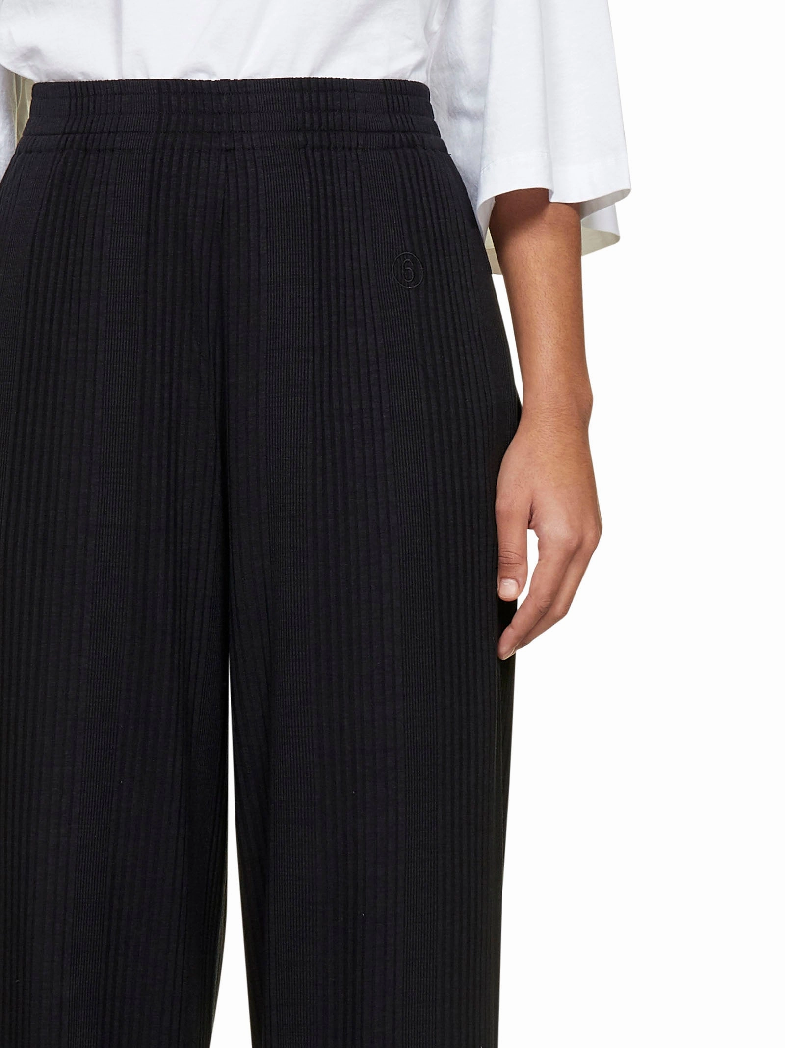 MM6 Maison Margiela Pleated Elastic Waist Trousers