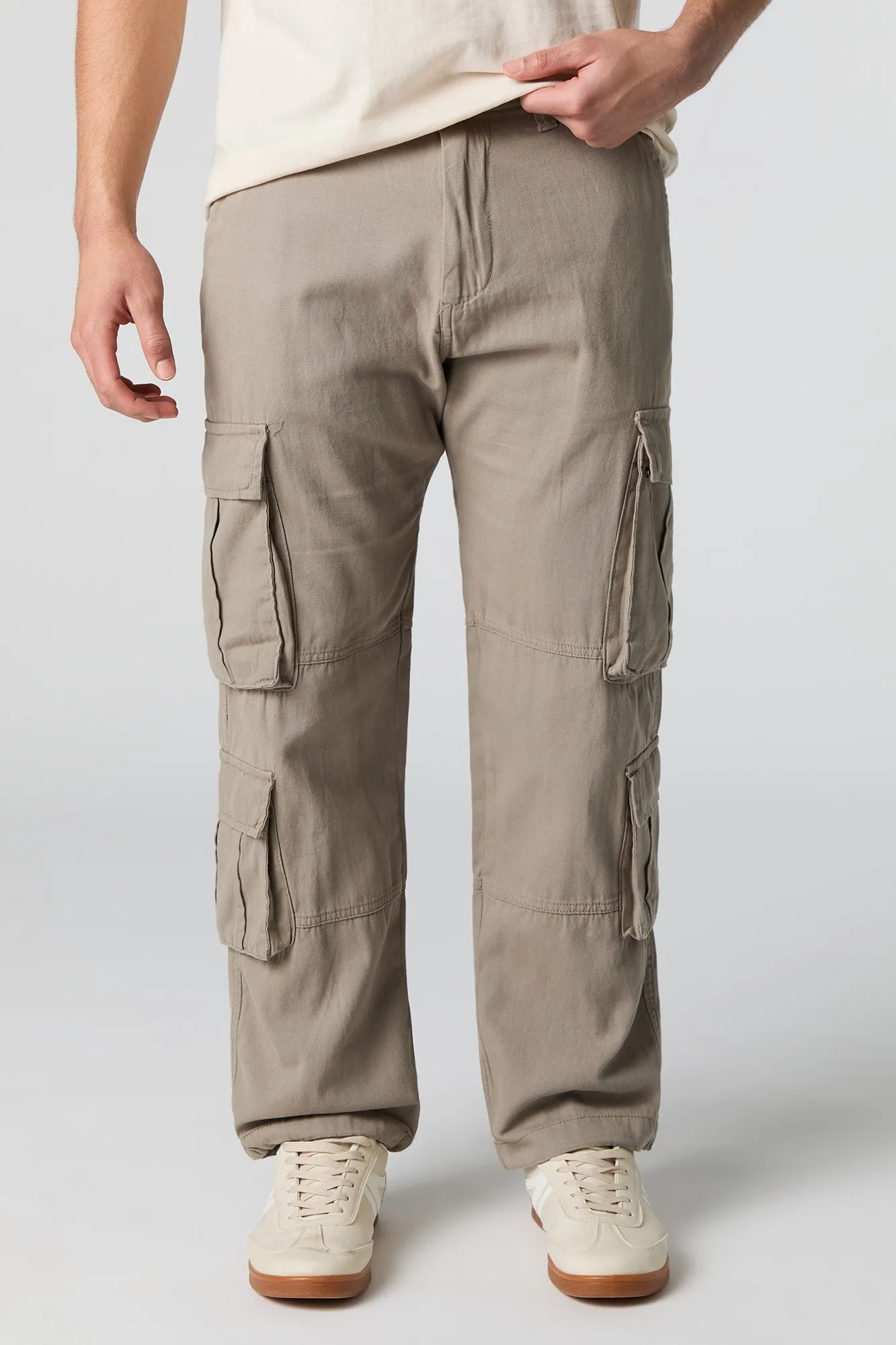 Multi Pocket Straight Leg Cargo Pant