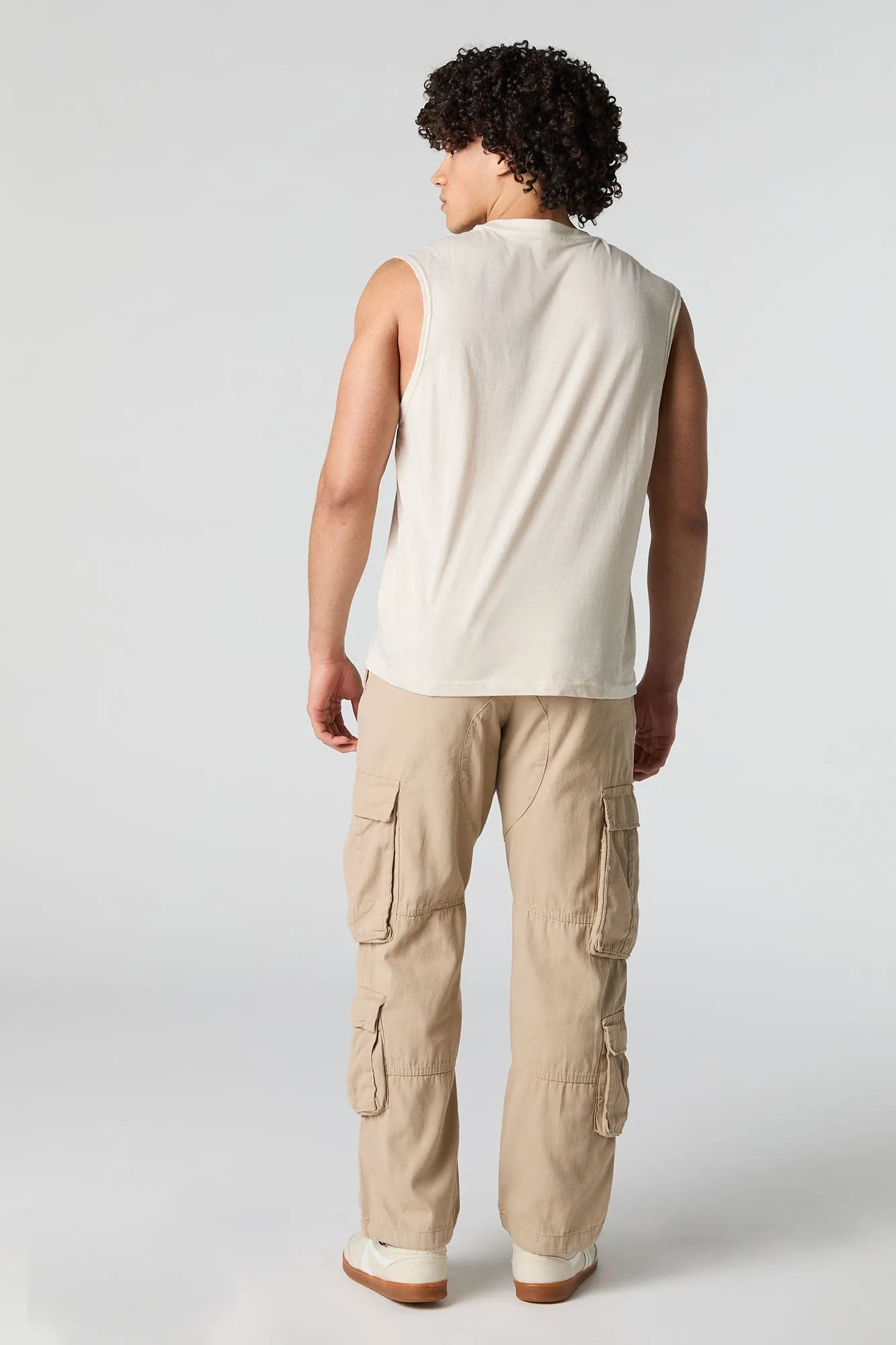 Multi Pocket Straight Leg Cargo Pant