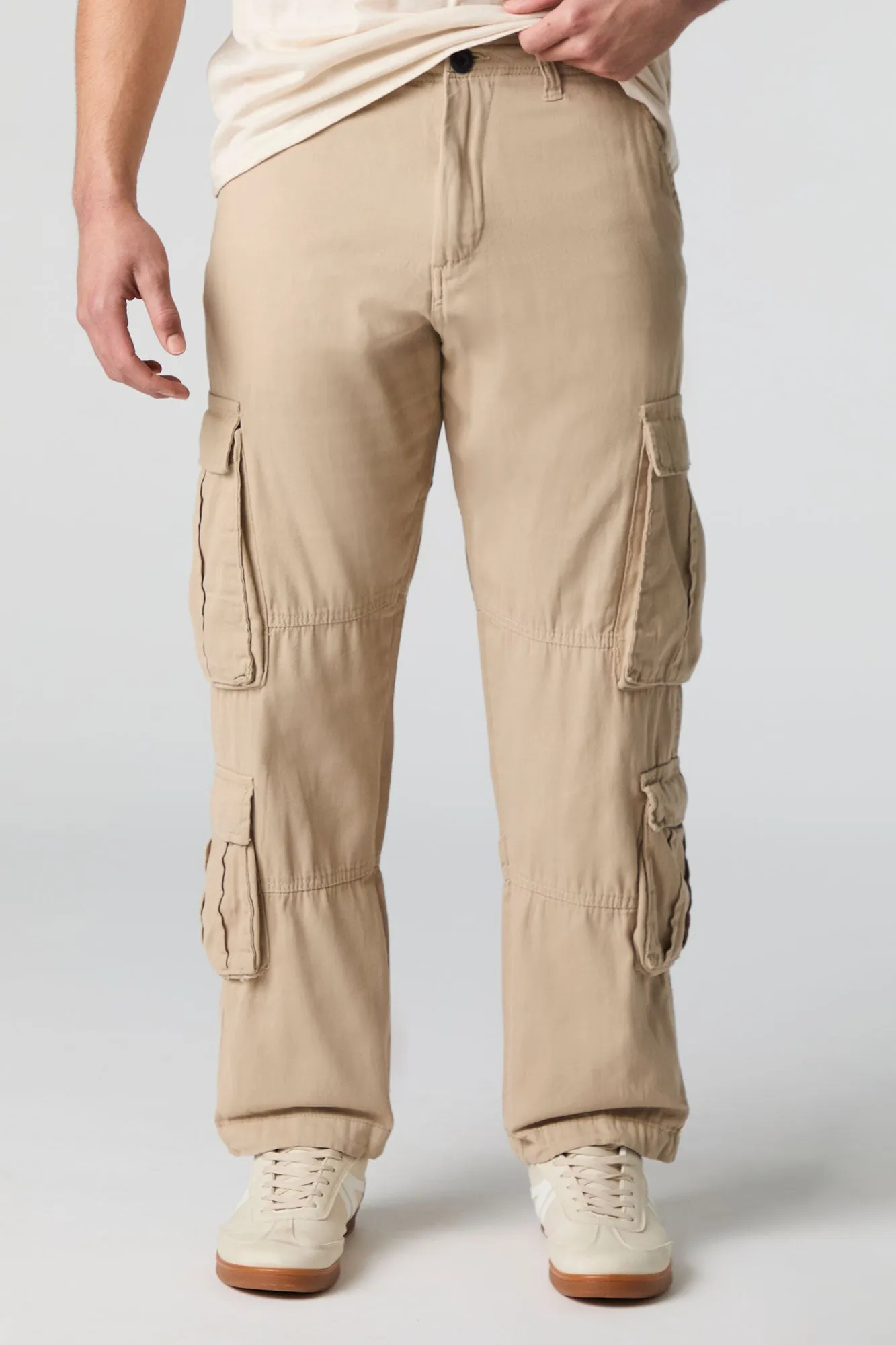 Multi Pocket Straight Leg Cargo Pant
