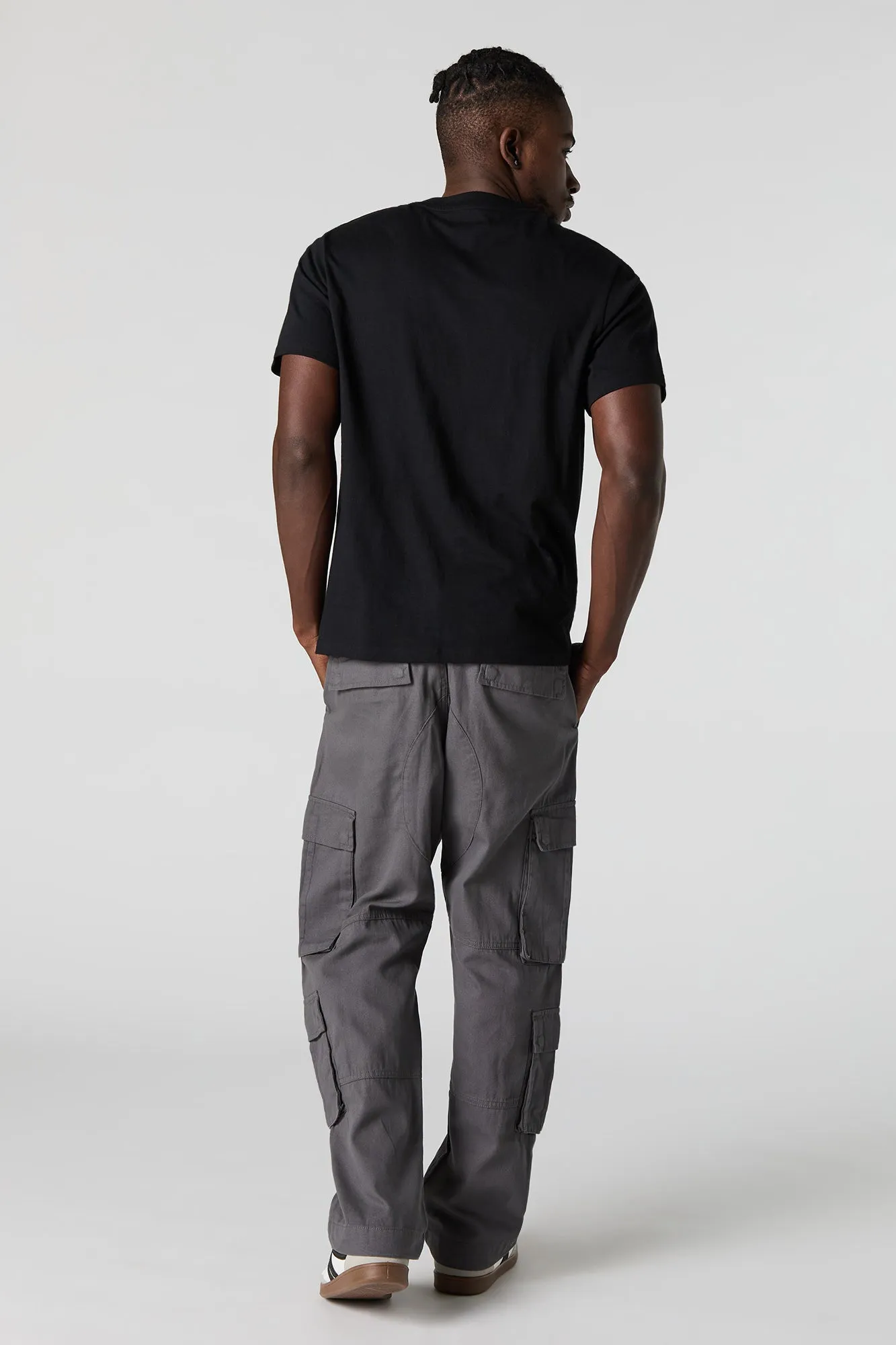 Multi Pocket Straight Leg Cargo Pant