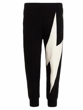 Neil Barrett Thunderbolt Print Tapered Pants