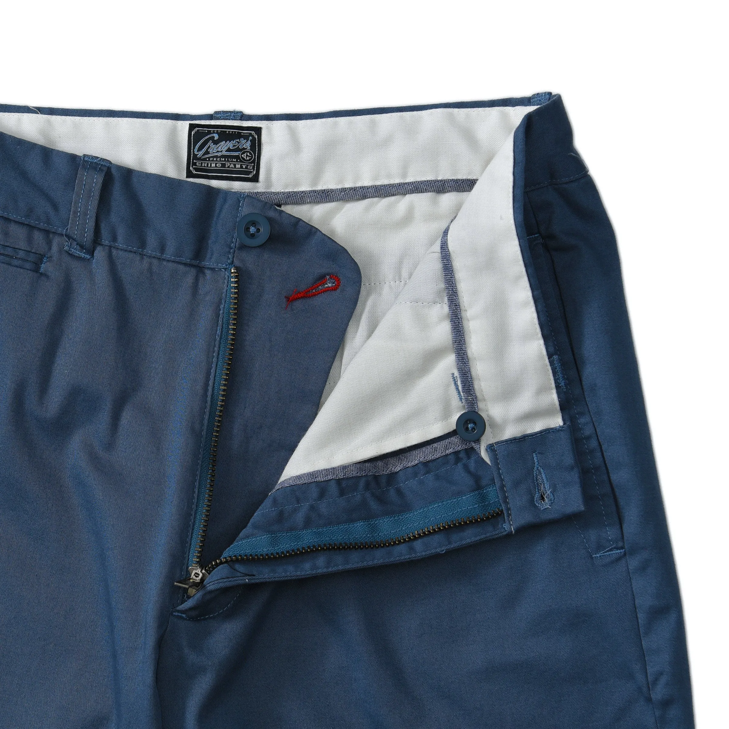Newport Stretch Modern Fit Chino - Med Blue (Final Sale)*