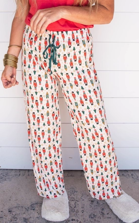 Nutcracker Hello Mello Holiday Pajama Pants - Final Sale